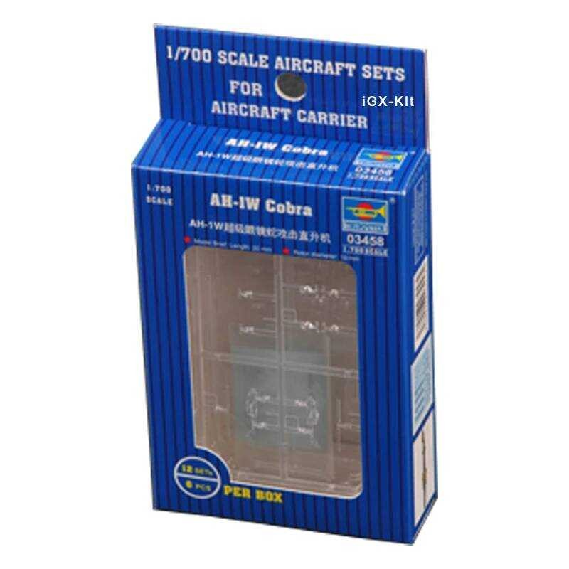 ชุดประกอบโมเดลเฮลิคอปเตอร์โจมตี ✠ Cobra Ah1 Ah-1W ขนาด 1/700 ของ Trumpeter 03458 ✠