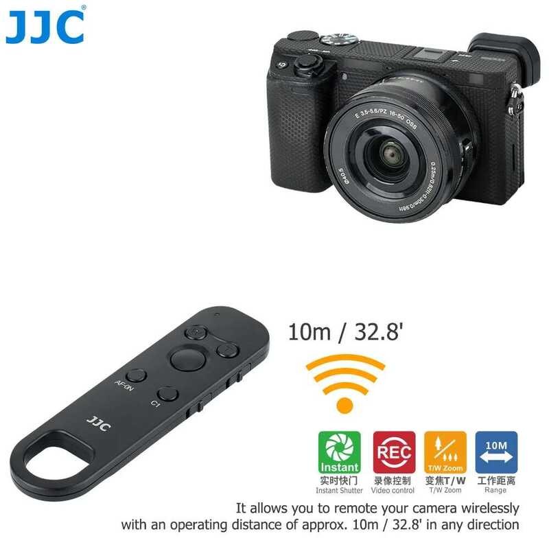 ▥ JJC รีโมทคอนโทรลไร้สายบลูทูธสําหรับกล้อง Sony Zv-E1 Zv-E10 Zv-1 Fx30 A7r V A7m4 A7iv A7iii IV