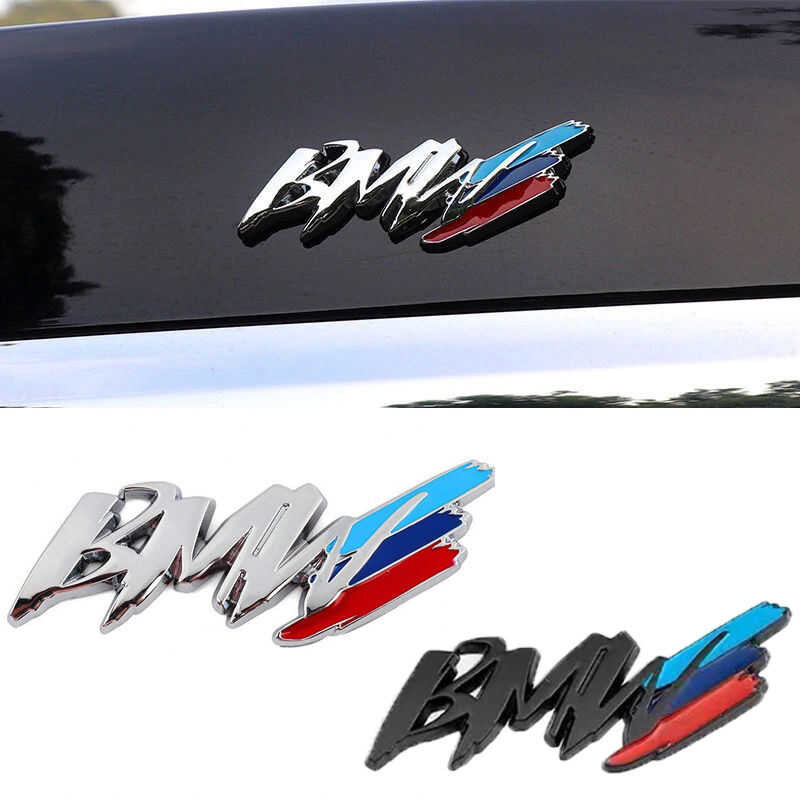 ▣ 3D Metal And Decals For 1 2 3 4 5 6 7 Series E90 F01 F06 F10 F15 F16 F20 F21 F25 F26 F30 F32