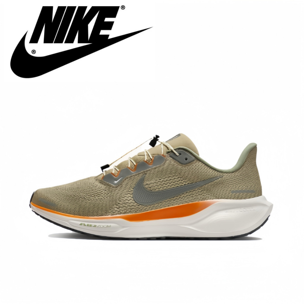 ♞,♘Nike Pegasus 41 Premium สีน้ำตาล（ของแท้ 100 %）รองเท้าผ้าใบ ผู้ชาย ผู้หญิง รูปแบบ รองเท้า OHT