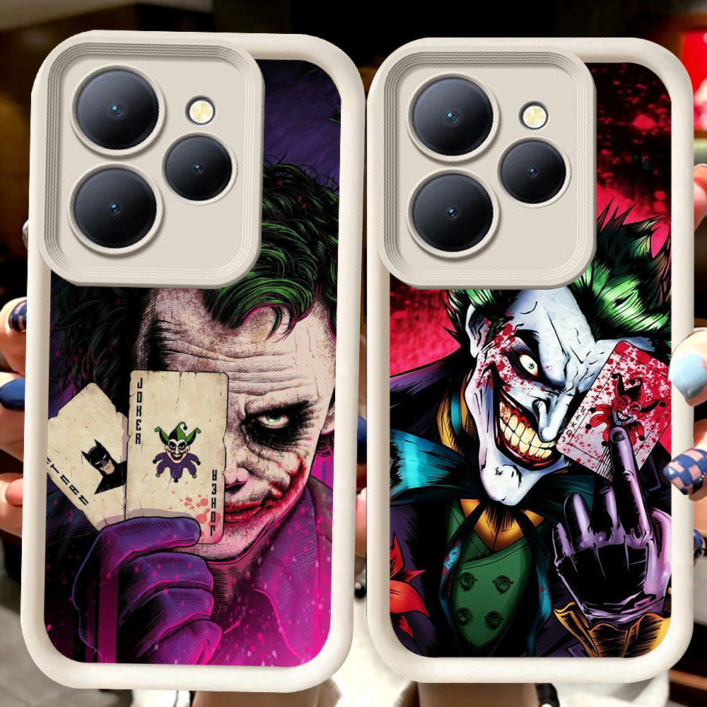 H54 DC Joker สีขาวสําหรับ Tecno POP Spark GO1S 8 4 9 20 GO 7 Pova 5 GO1 6 Camon 12 GO2 40 Pro 30C Pl