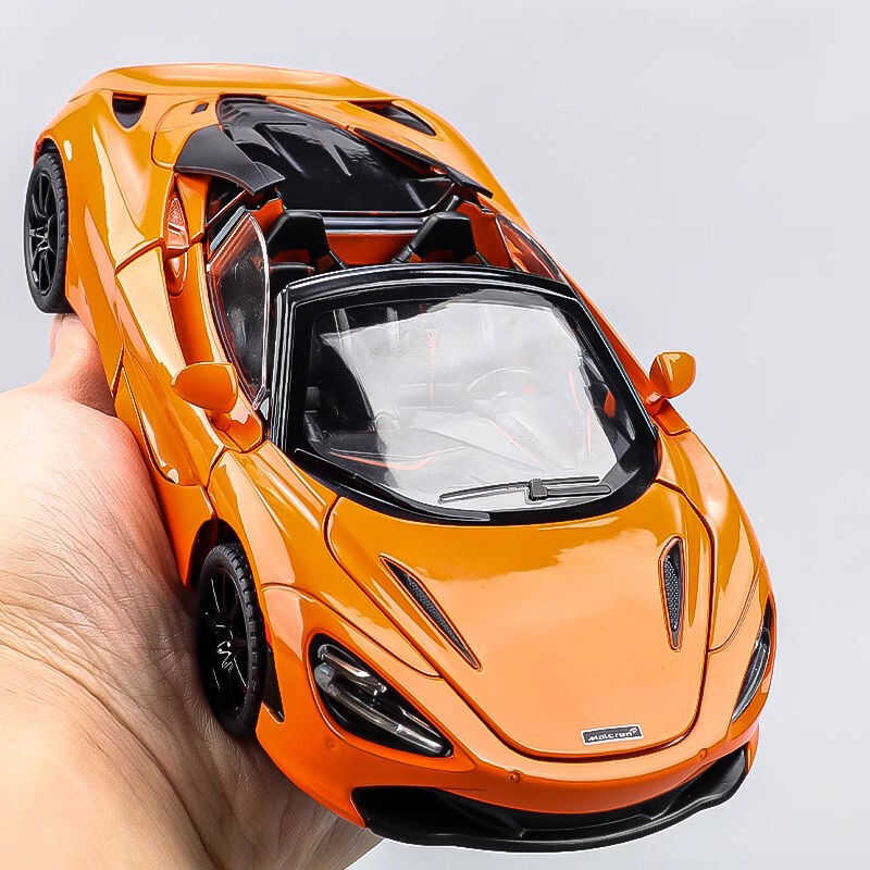 LY 1:24 Mclaren 720S Alloy Racing Car Model Diecast Metal Sports Car Model Simulation Sound And Lig