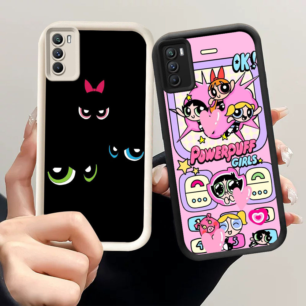 YB-23 Powerpuff Girls เคสกันกระแทกสําหรับ OPPO A16 A16s A53 A54S A33 A53S A11S Realme 7I C75 C17