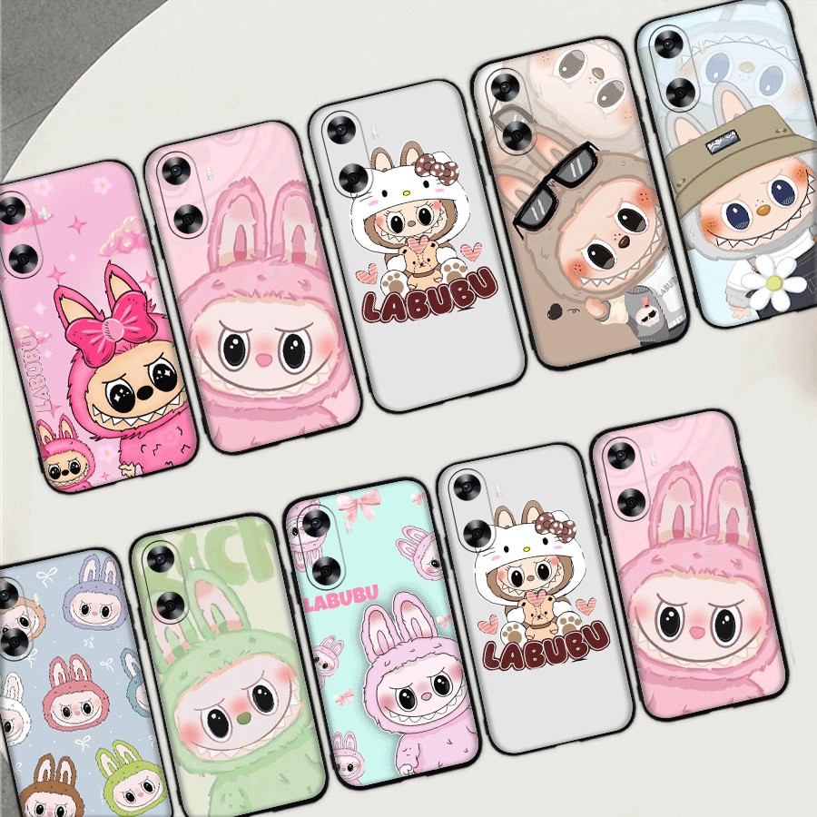 L4F น่ารัก Labuboo การ์ตูนฟอง mart สําหรับ Huawei P10 P20 P30 Lite Pro Y5P Y6P Y7A Y8P TPU ซิลิโคนอ่