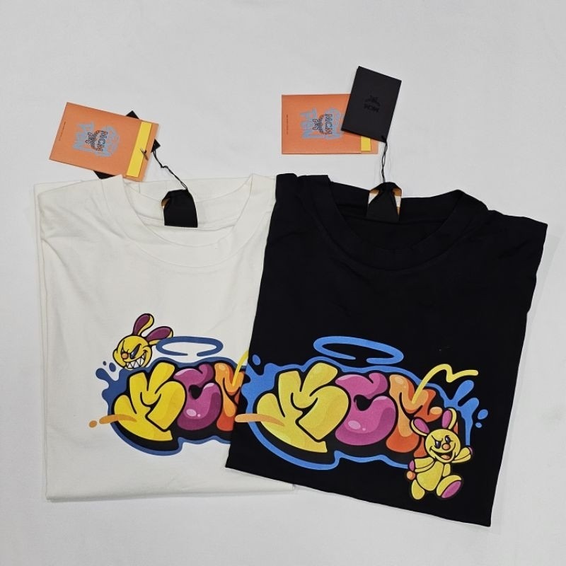 ♞,♘ ส่งฟรี เสื้อยืด MCM พร้อมส่ง  New  ของแท้100% JHG
