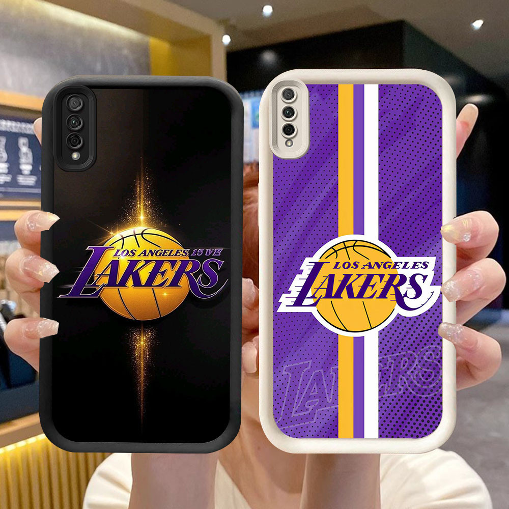 JK-17 NBA Lakers เคสกันกระแทกสําหรับ Samsung A50 A50s M02 A30s A7 A02 A03 Core