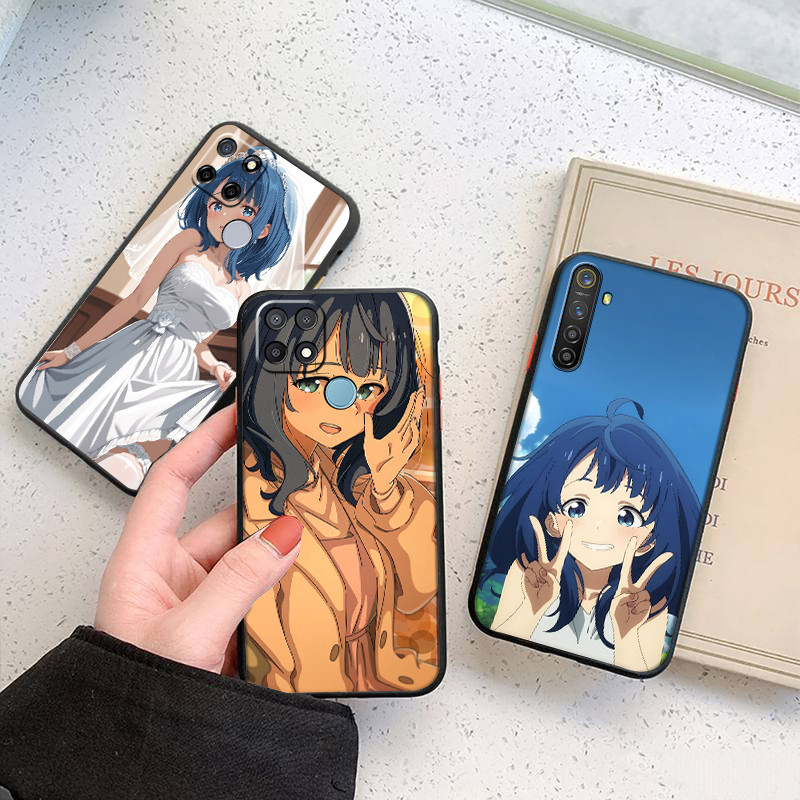 เคสโทรศัพท์สีดํานุ่มสําหรับ OPPO Reno 2Z 2F 3 4 5 5F 6 7Z 8Z 8T 11F 12F 12FS 12 17RN อะนิเมะ Anna Ya