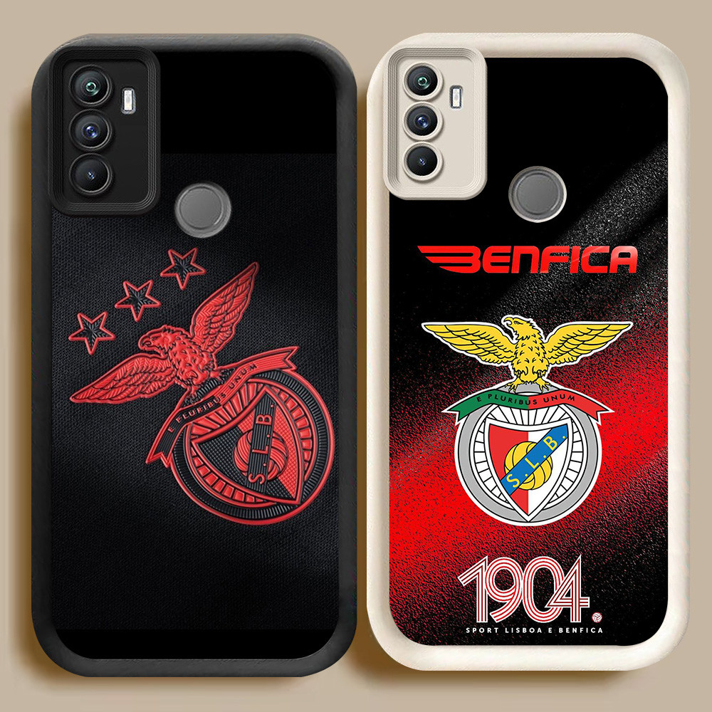 BI70 B-Benfica Casing สําหรับ Realme 7i OPPO A53 C17 A53S A33 สีขาวสีดํา