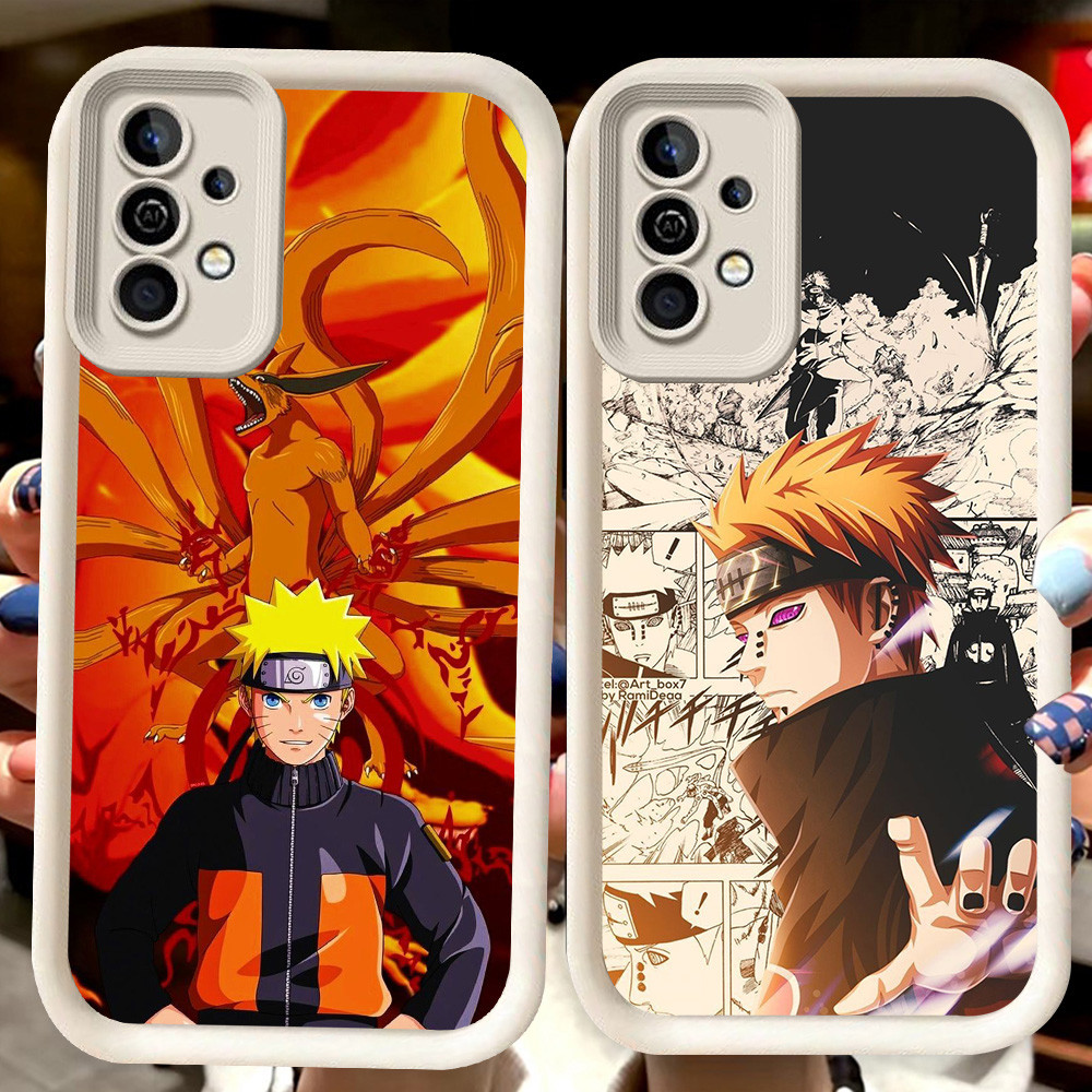 SAMSUNG H45 Naruto UzumakiปลอกสีขาวสําหรับSamsung A04s A36 A14 A05S A56 A35 A34 A24 S25 Ultra A15 A5