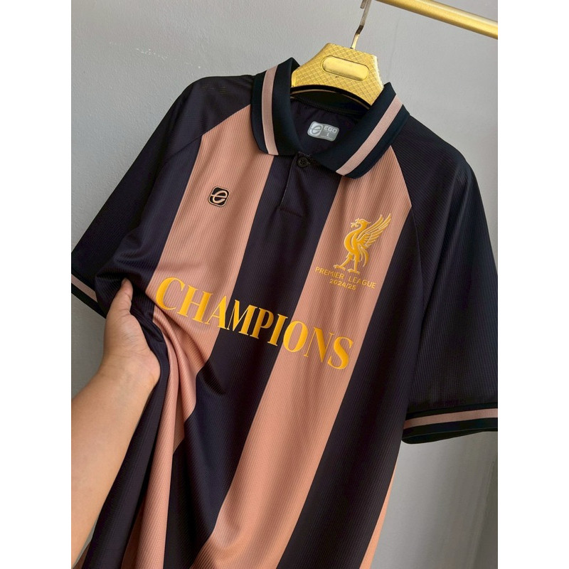 เสื้อโปโลอีโก้STW2040 พร้อมเฟกFull championLFC