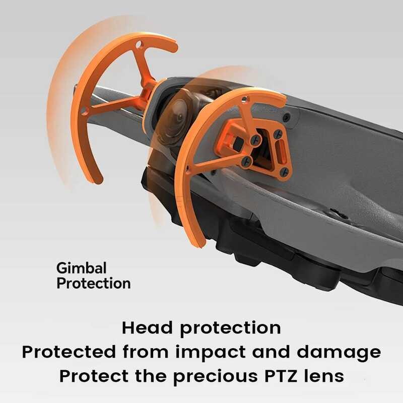 ❃ อลูมิเนียมcrash Barสําหรับdji Gimbalกันชนลําตัวเลนส์ป้องกันความผิดพลาดสําหรับdji Avata 2 Dron ❃