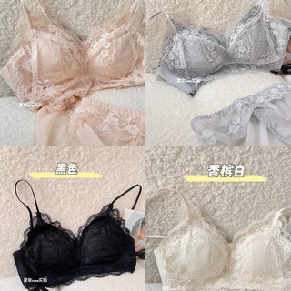 สวยกลับลูกไม้ด้านใน Match ผู้หญิงฤดูร้อนบาง U-Shaped Halter Tube Top ขนาดเล็กสบายไม่มีแหวนเหล็ก Breast-Receiving Bra