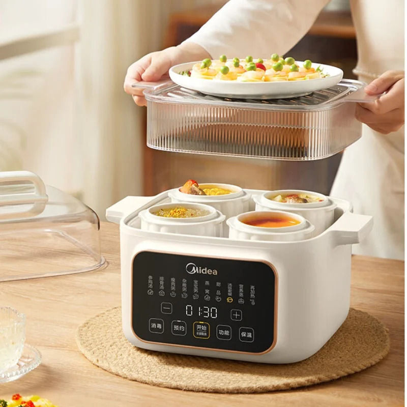 Midea Ceramic Electric Stewpot MD-DZC2501 9 Cooking Functions with Delay Timer and Keep Warm Functio