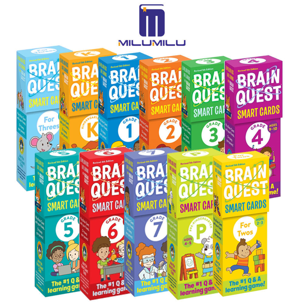 New Edition Brain Quest การ์ดอัจฉริยะก่อนวัยเรียน Revised 5th Edition (การ์ดอัจฉริยะ Brain Quest) โดย สํานักพิมพ์ Workman