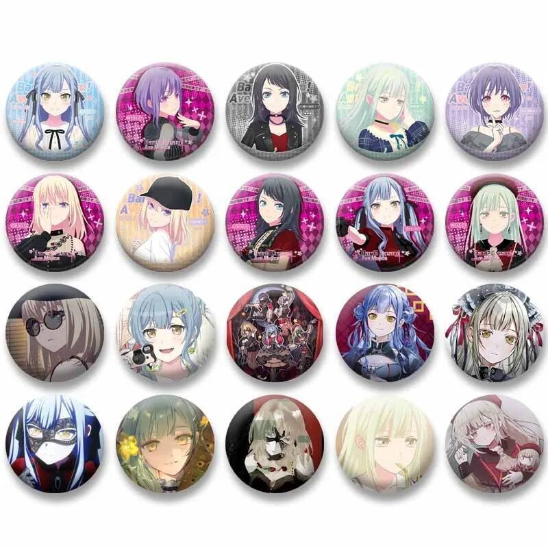 Bang Dream Ave Mujica การ์ตูน Badge อะนิเมะตัวอักษร Sakiko Togawa Uika Misumi ปก Pins Kawaii มังงะเข