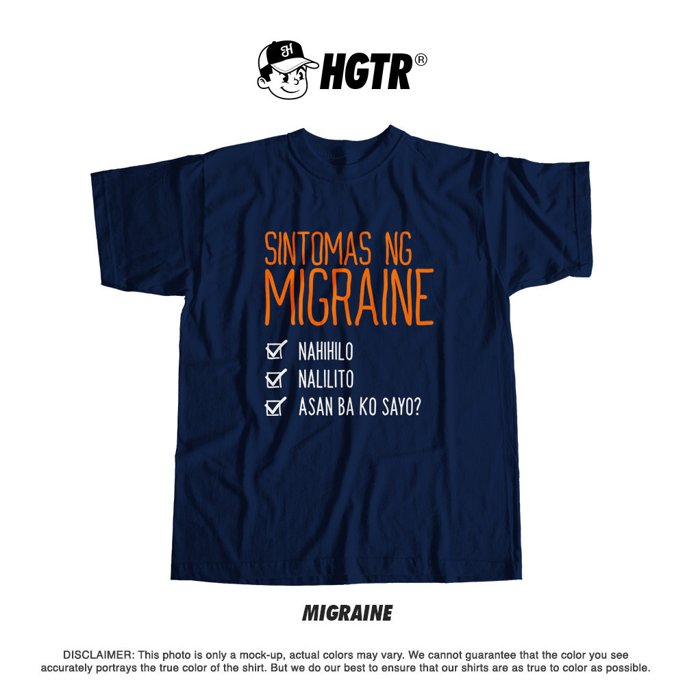 ♞【COD】HUGOTERO CLOTHING: Migraine T-shirt JHG