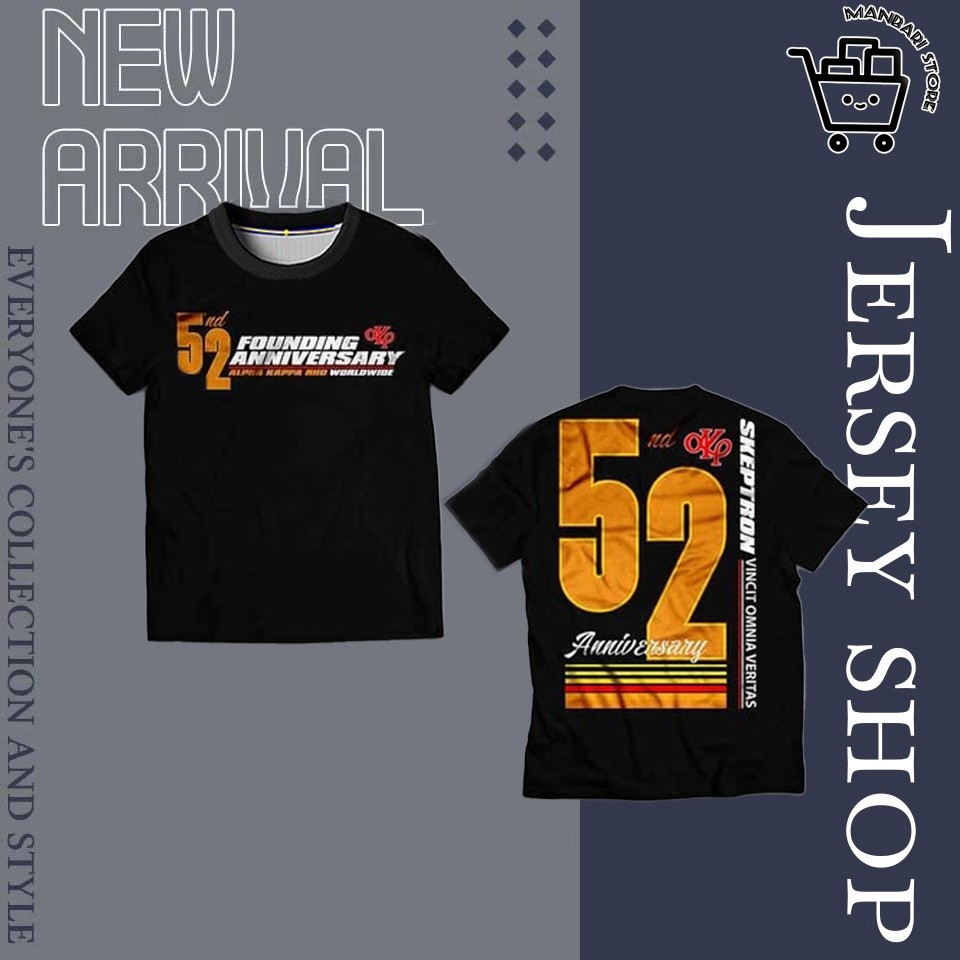 2025 ยี่ห้อใหม่ 52nd Anniversary AKP Alpha Kappa Rho Fully Sublimated Fraternity เสื้อ 3D พิมพ์เสื้อ