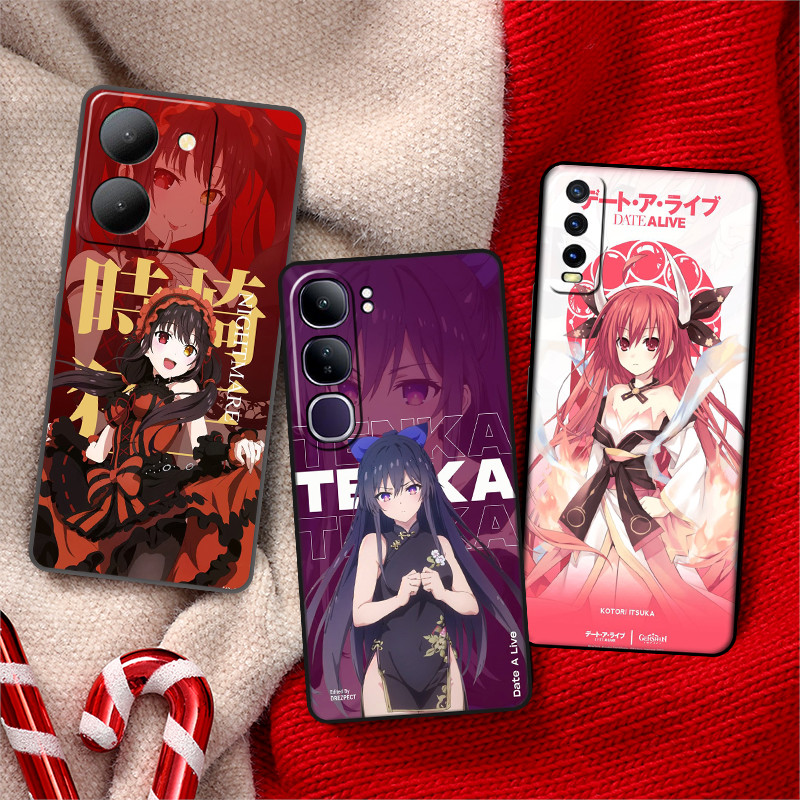 เคสโทรศัพท์สีดํานุ่มสําหรับVivo Y30 Y31S Y33S Y35 Y36 Y50 Y51 Y53 Y55 Y66 Y67 Y71 Y73 Y73S Y77 Y79 Y