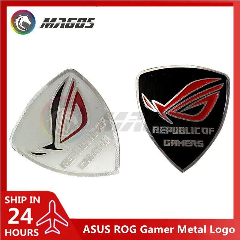 ASUS ROG Gamer Metal Belief Sticker สําหรับโทรศัพท์เคสคอมพิวเตอร์สีดํา/ขาว