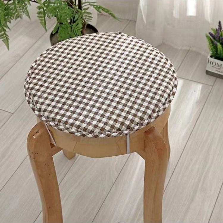 เบาะรองนั่งทรงกลมกันลื่นหนาฟองน้ําลูกไม้สตูลกลมเบาะเก้าอี้เบาะรองนั่งนักเรียนสี่ฤดู