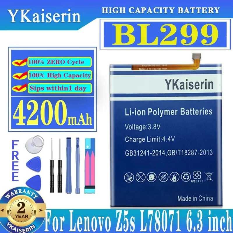 4200mAh Mobile Phone Battery for Lenovo Z5s L78071 6.3 inch