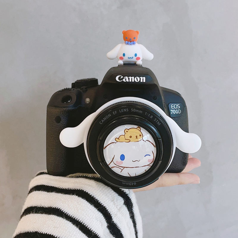 [ขายร้อน] สุนัขหูใหญ่เหมาะสําหรับกล้อง Canon M50 Micro Slr Sony zv1 เลนส์แหวน 200D Hot Shoe Lens Cap