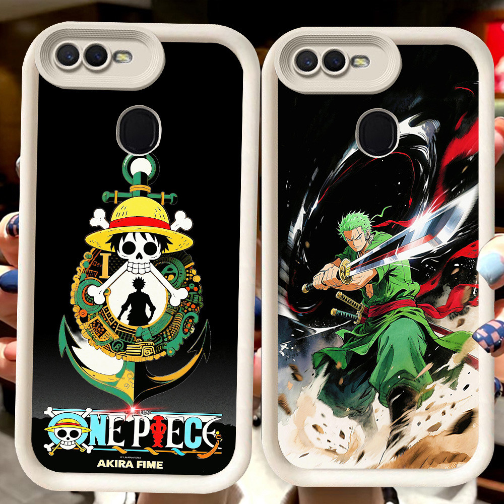 H72 One Piece ครอบครัวปลอกสีขาวสําหรับ OPPO F9 A12s A5S A1K A5 A3S A12E A7 A12 F7 F5 Pro