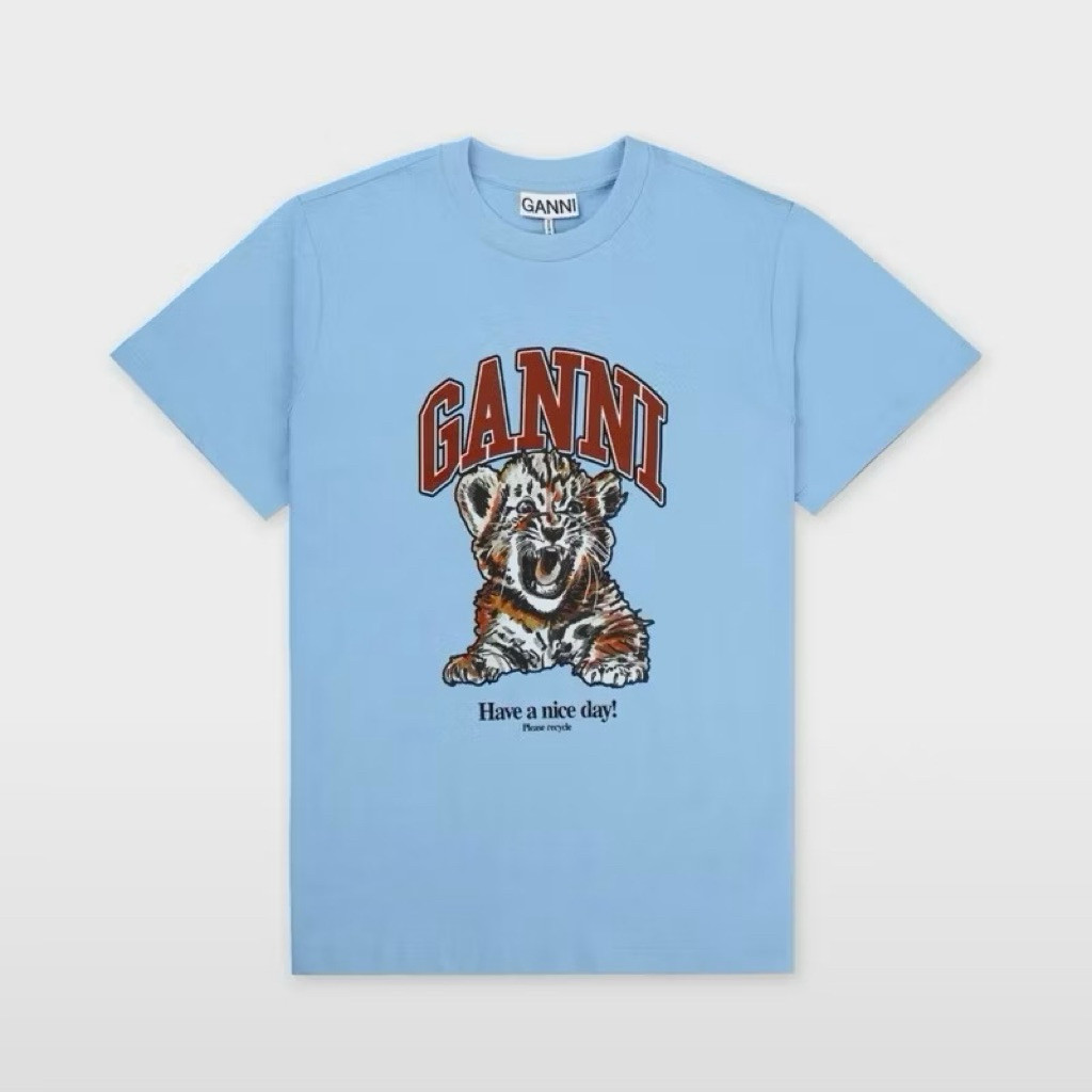♞,♘,♙Ganni - T-shirt (Size M) WHF