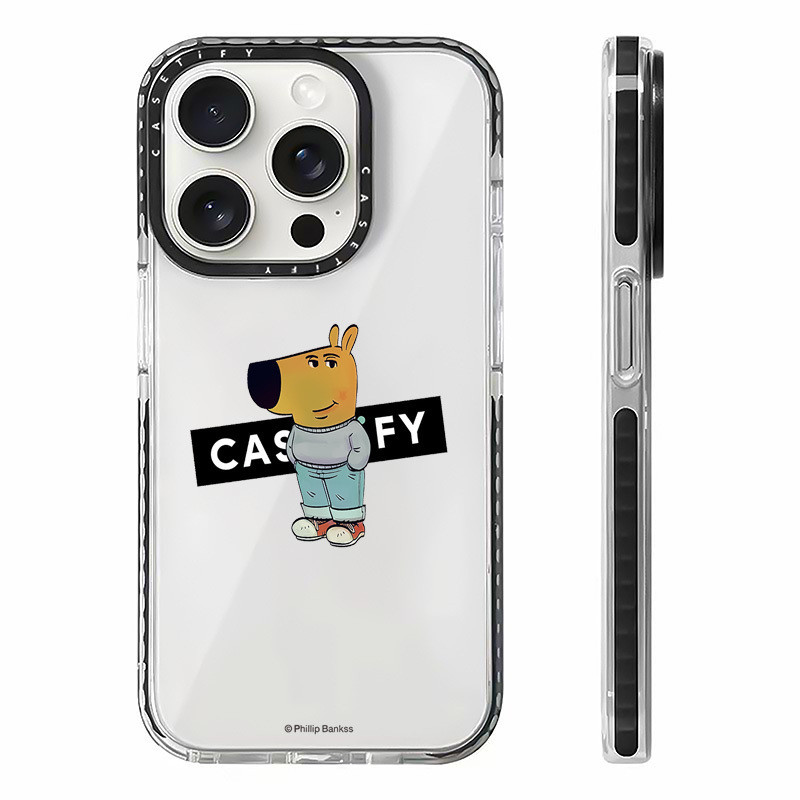 Chill As CASETiF กรณีสําหรับ IPhone 11 14 15 16 Pro Max 12 13 Mini ฝาครอบ X XR XS Max ซิลิโคนนุ่มกันชนใส SE 2022 6 7 8 Plus ปลอกกันกระแทก – โปรปัง