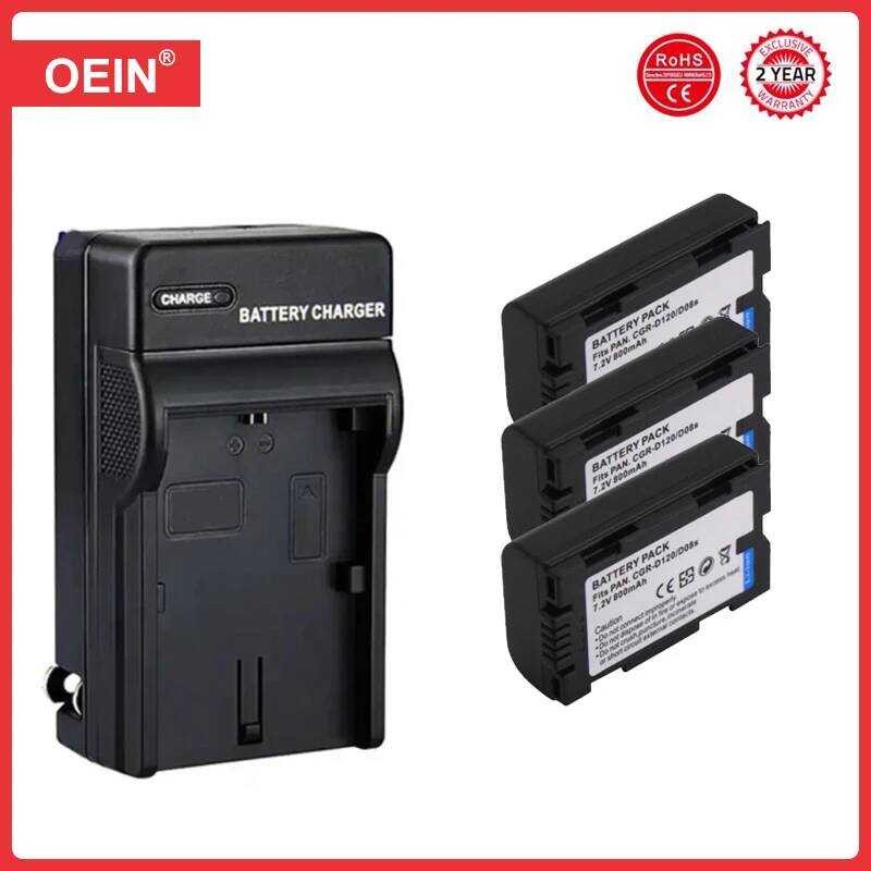 ▥ 800Mah Cgr-D120 Cgr-D08s CGR D120 D08s แบตเตอรี่สําหรับ  Cga-D54 Ag-Dvc15 Nvda1b Pv-