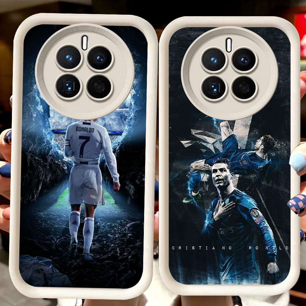 H82 CR7 Ronaldo ปลอกสีขาวสําหรับ Realme 12X Narzo 70 N65 12 Lite 13 Plus Pro 5G