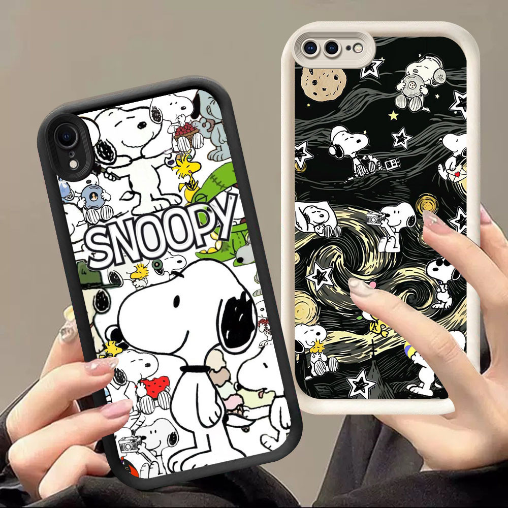 YB-29 Snoopy เคสกันกระแทกสําหรับ iPhone XR X XS 6 7 8 Max Plus