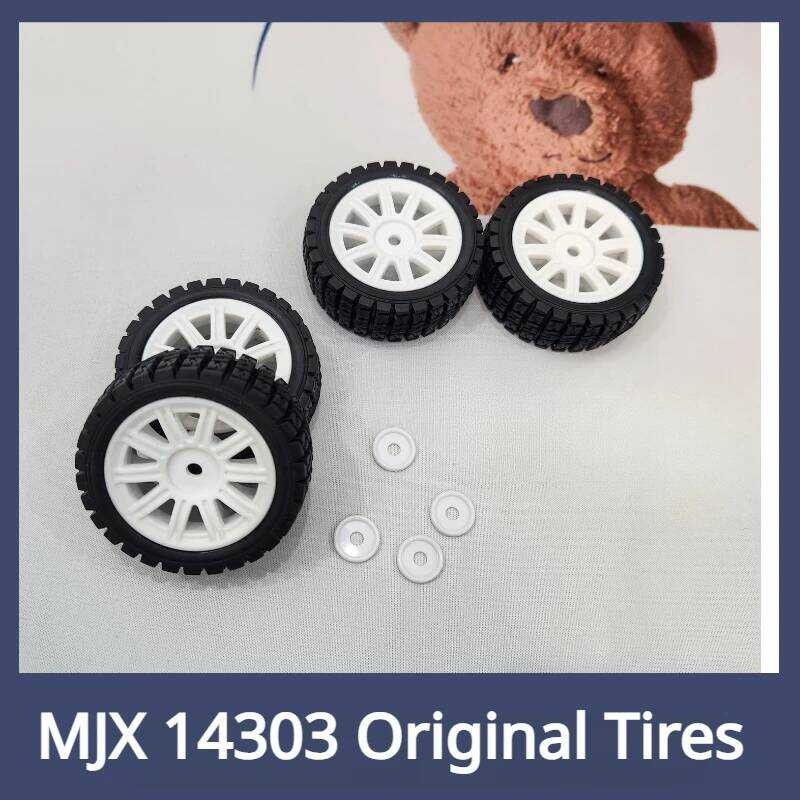 ชิ้นส่วนอะไหล่รถ ✠ RC MJX 14303 ดึงรถดริฟท์แบบไม่มีแปรง พร้อมโครงไฟและชุดประกอบกันชนหน้าและหลัง