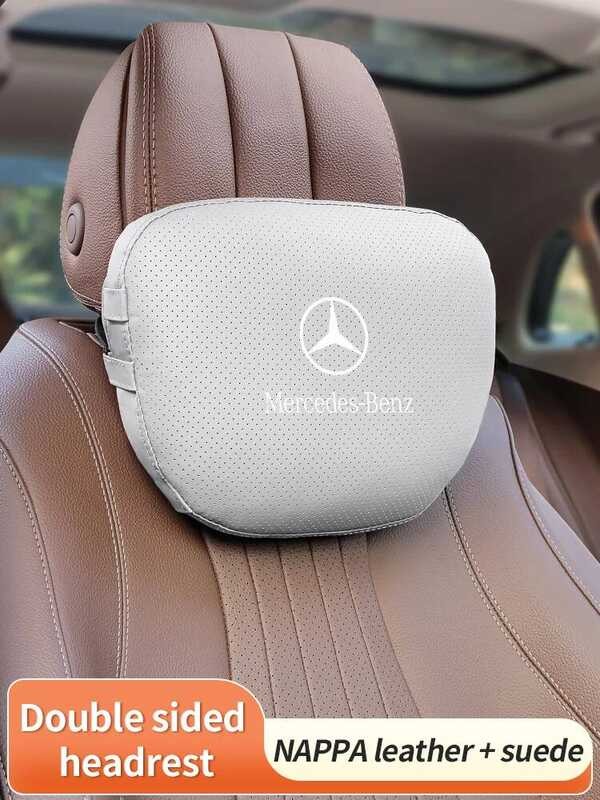 ▥ สําหรับ Mercedes-Benz A B C E S V R-Class A45 C43 CLA GLA GLB GLC GLE SLK รถ Headrest คอสนับส