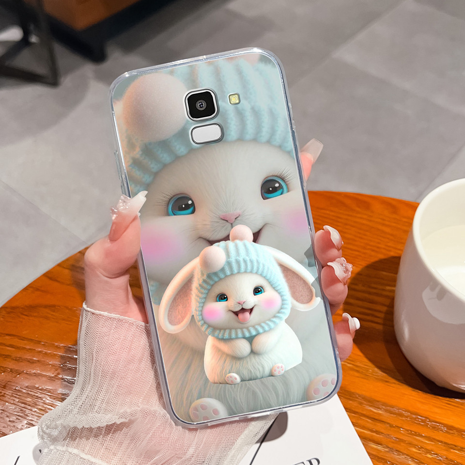 ปลอกสําหรับ Samsung Galaxy J6 J6 Plus J6 Prime โบว์สีชมพูเป็ดสีเหลืองกันกระแทก Anti-drop Clear ฝาครอบโทรศัพท์สําหรับ Samsung J6 Plus j6prime แฟชั่นซิลิโคน Capa กันชน ราคา ถูกที่สุด ดีลบีเคเค แกลเลอรีภาพที่ 9