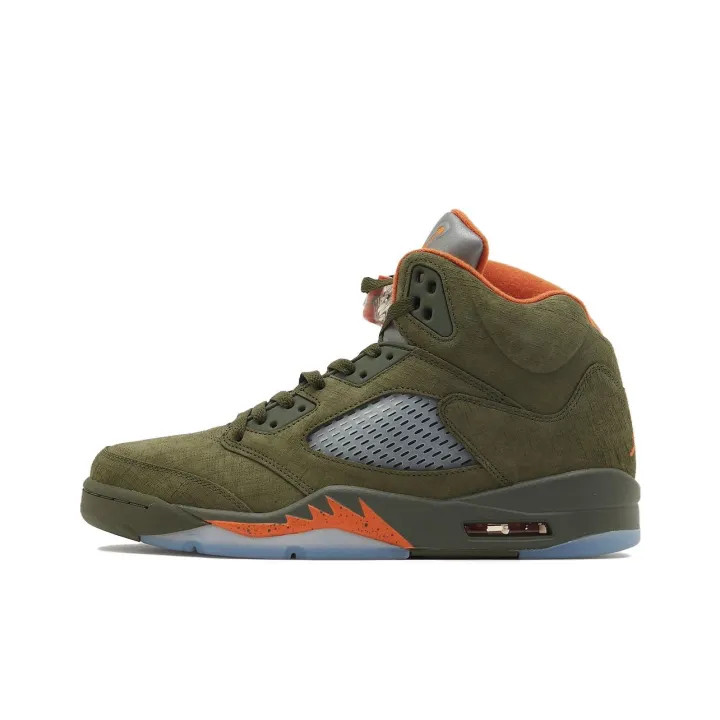 ♞,♘*พร้อมส่ง*แท้% Jordan Air Jordan 5 Retro "Olive" DD0587-308 OHT