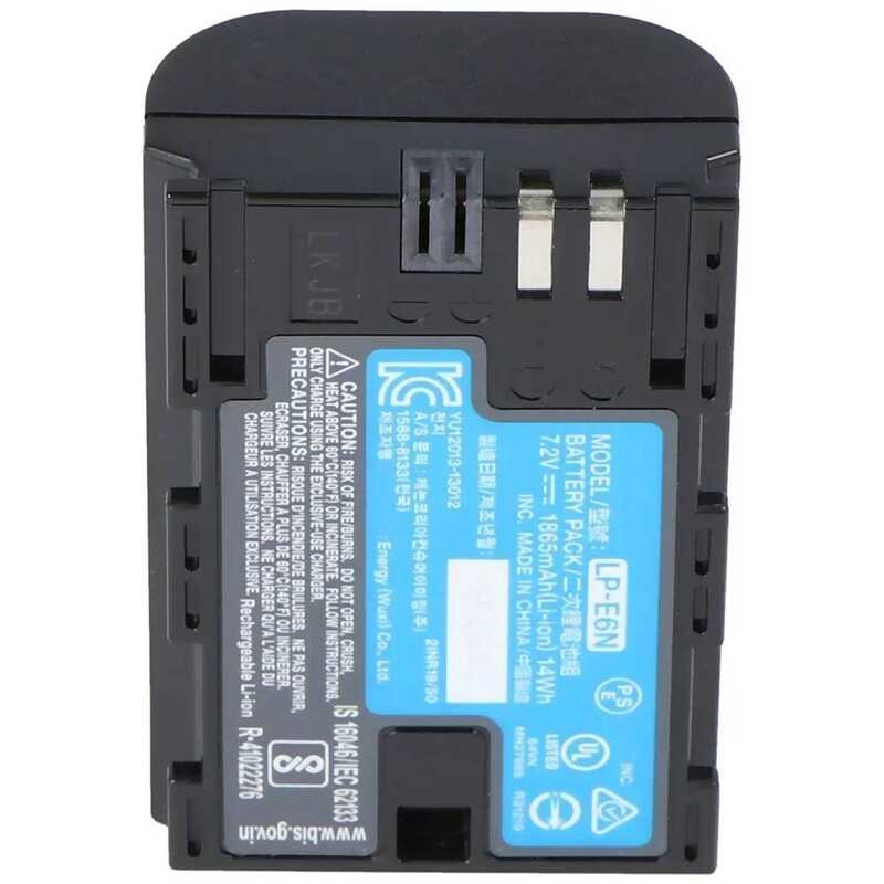 ▥ Original Lp-E6n Lpe6n แบตเตอรี่กล้องสําหรับ Canon EOS R IV III 5Ds 5Dsr 6D 5D 7D Mark II 90D