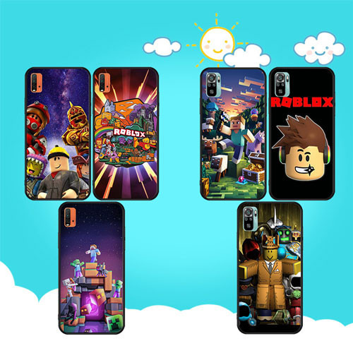 นุ่มสีดํา Huawei Y7 Y7 Prime Y9 Y9 Prime Nova 3 3i 4E roblox2 เคสโทรศัพท์