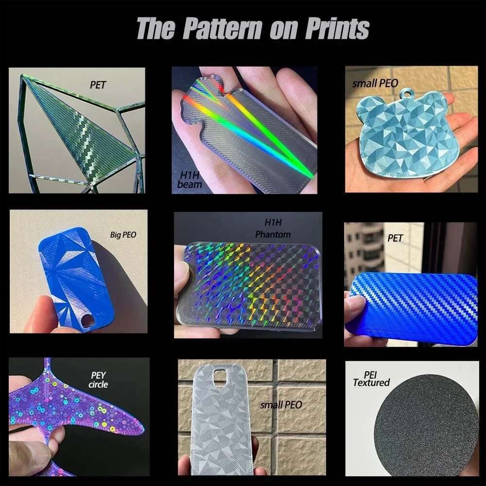 3D สําหรับ Creality k1 Max สร้างแผ่น Ender 3 S1 Ender 3 V3 Se K1C เตียง Creality k1 สร้างแผ่น H1H PEO PEY PEI แผ่น 235x235 310x315 - รูปที่ 6