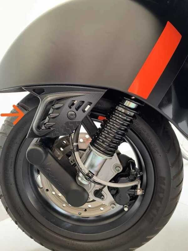 ▥ สําหรับvespa Gts300 300 GTS 2024 อุปกรณ์เสริมรถจักรยานยนต์cncโช้คอัพด้านข้างล้อหน้าrocker Pro