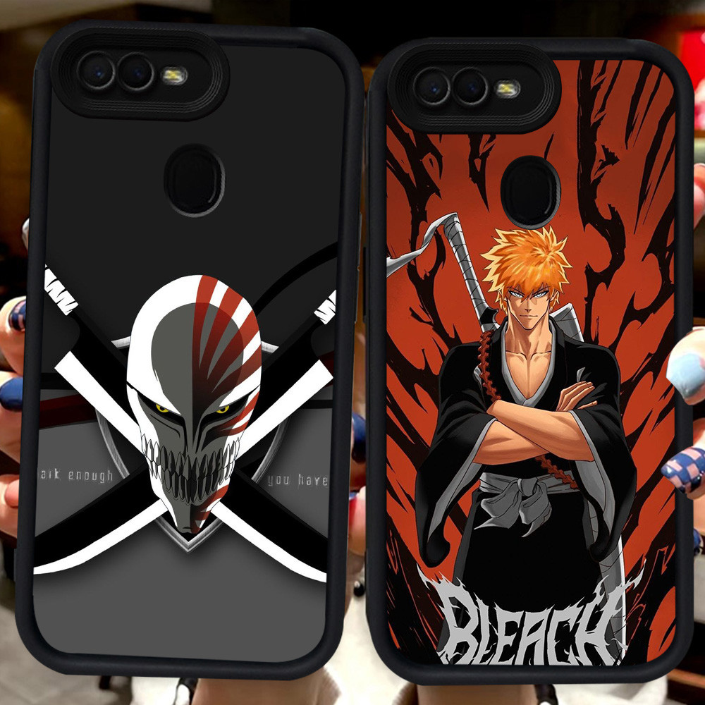 เคสสีดําสําหรับ OPPO A5 F9 F7 A1K A3S A7 A12E A12 F5 A12s A5S Pro H49 Bleach