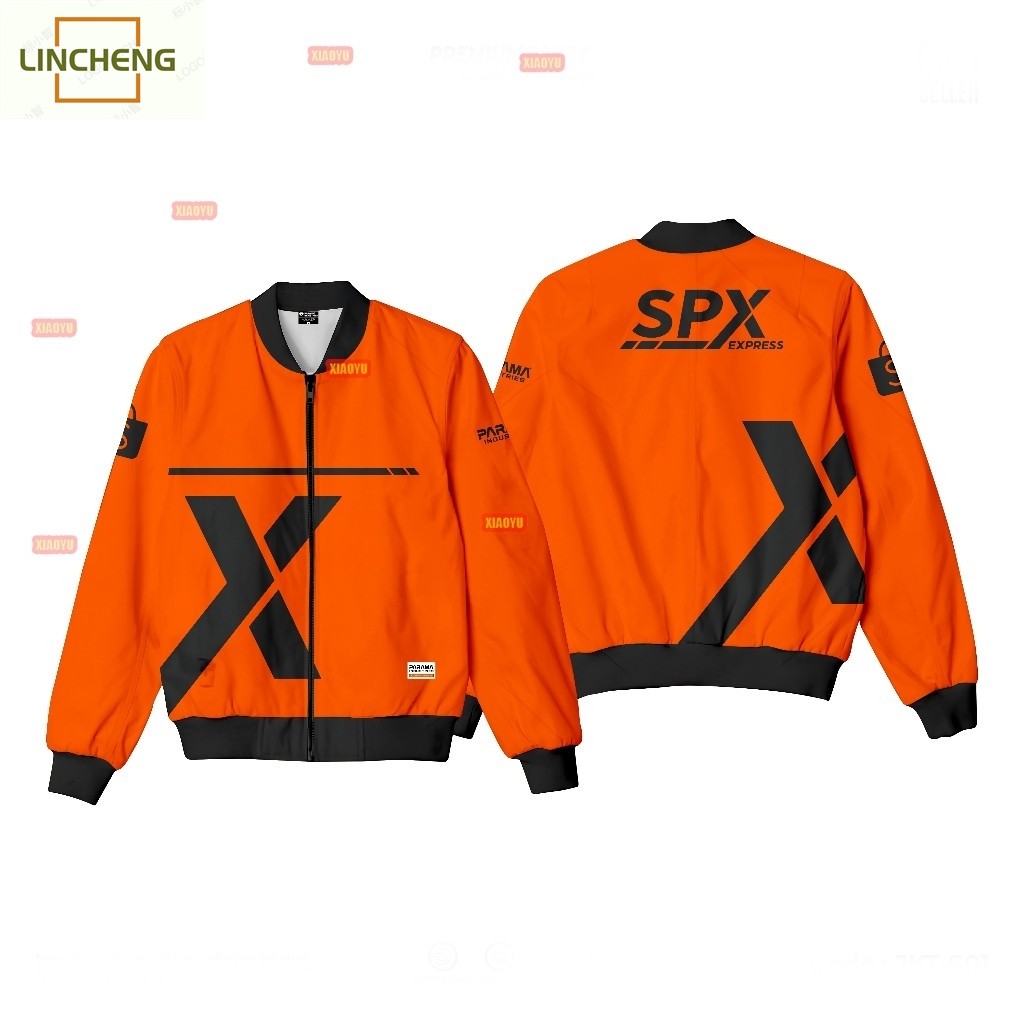 พารามา || กันน้ํา BOMBER JACKET PREMIUM FULL PRINTING DRIVER COURIER PACKAGE SHOPEE SPX EXPRESS