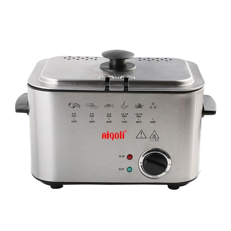 ใหม่ Fryer Fryer Fryer ครัวเรือน Fryer ขนาดเล็ก Mini Fryer Fryer Fryer ช่วยประหยัดอุณหภูมิคงที่ไก่ท