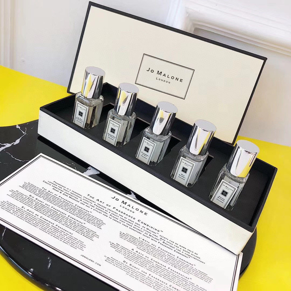 9ml*5 J0 Malone Cologne Collection Coffret De Colognes Miniature set กลิ่นหอม perfume GIFT for women
