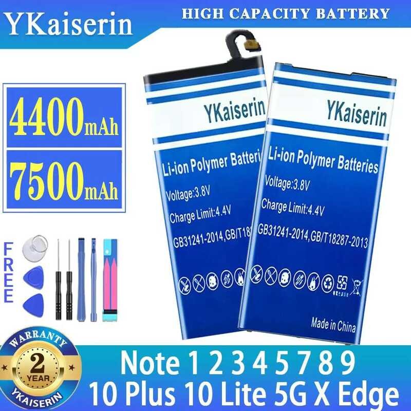 Battery For Samsung Note 2 3 4 8 9 10 Plus Lite 5G 5 1 7 X Edge N9150 N915F 10Plus 10Lite Note8