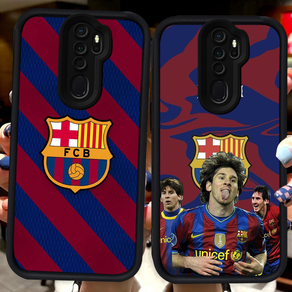 ปลอกสีดําสําหรับ OPPO Reno 2Z A39 A37 A83 F11 2F A9 A5 2020 Pro H71 Barcelona