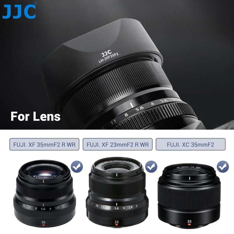 ▥ JJC เลนส์สแควร์สําหรับ Fujifilm XC 23Mmf2 XF 35Mmf2 R WR เลนส์สําหรับ Fuji Xh2s X-T5 X-T4 X-T