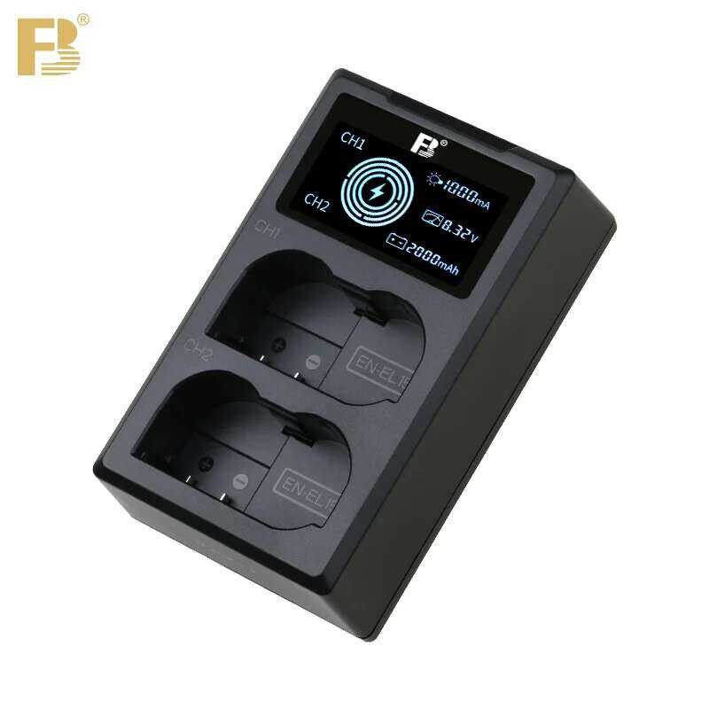 ❃ FB En-El15c El15 แบตเตอรี่กล้อง Dual Slot LCD Charger สําหรับ Nikon Z8 Z7ii Z6ii Z7 Z6 Z5 Zf ❃