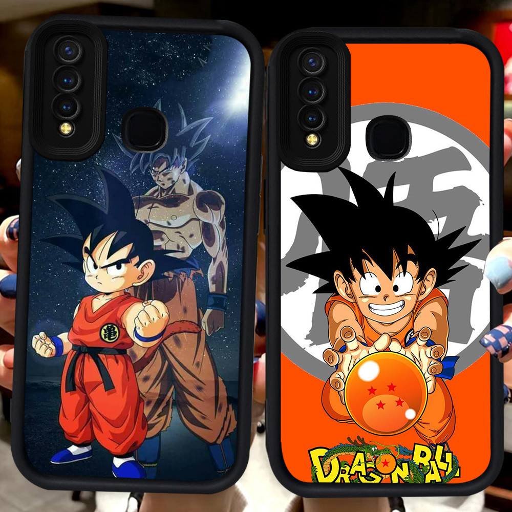 ปลอกสีดําสําหรับ VIVO Y30i Y15 Y17 Y12 Y50 Y95 Y30 Y93 Y91C Z1 Pro Y19 V9 Y91 H7 Dragon Ball