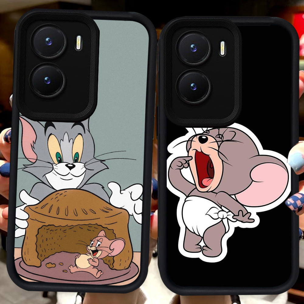 ปลอกสีดําสําหรับ VIVO Y15a Y75 Y55 Y35 Y56 iQOO 13 Z10 T4 Z9X Z9 Y22s Y16 Y15s Y22 Y01 5G H110 เมาส์